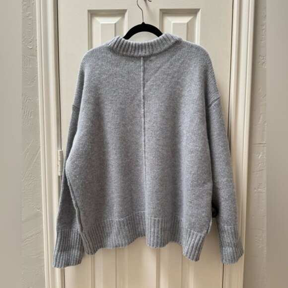 La Ligne 2X Solid Marin Sweater, Grey - Picture 4 of 8